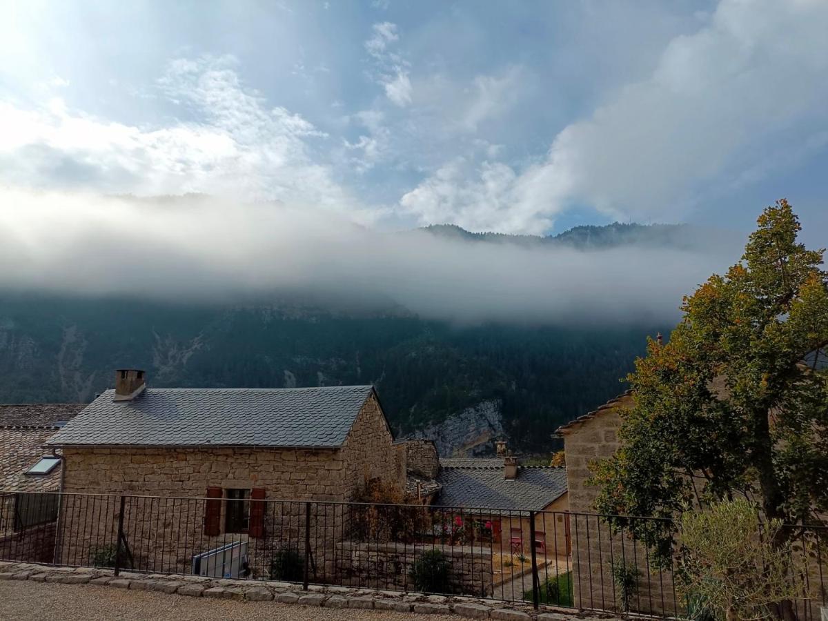 La Voutee 5 Epis Avec Bain Finlandais Prive Au Manoir Du Charme Gorges Du Tarn Bed and Breakfast Quezac  Buitenkant foto